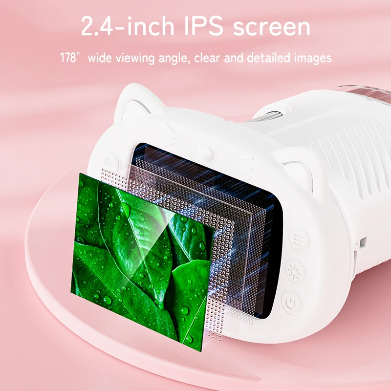 Popular Inskam 386 Digital Microscope with 24 Inch 2MP Screen and 1000X Magnification Educational Toy for Children