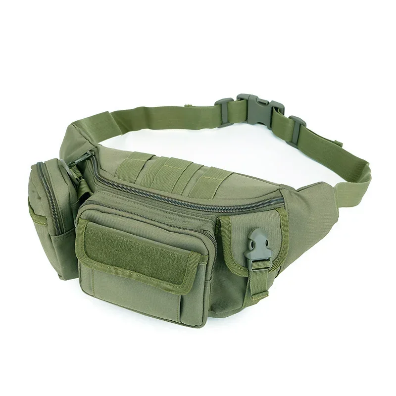 

Men Outdoor Climbing Canvas Drop Bag Men Running Belt Bicycle and Motorcycle Money Belt
