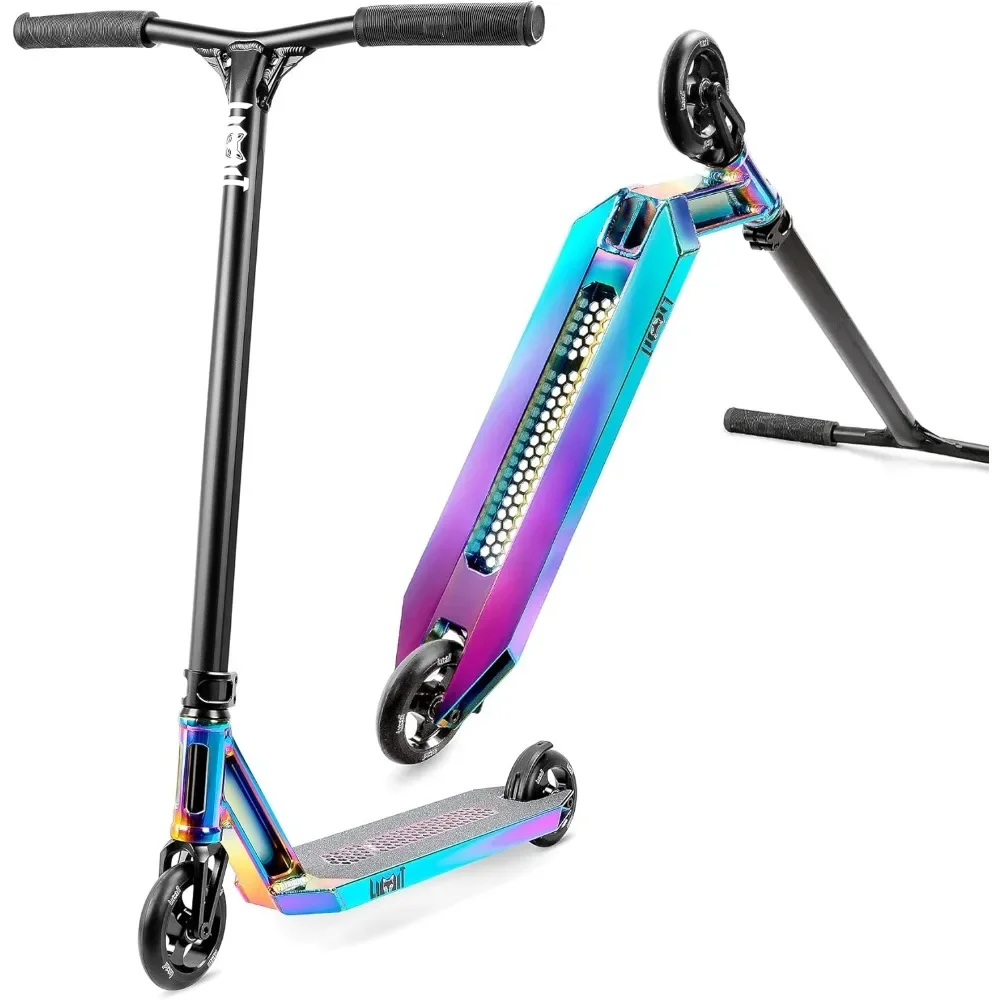 

LMT72AZ Легкий профессиональный трюковый самокат для подростков 8 лет и взрослых Профессиональные трюковые самокаты для фристайла для среднего уровня