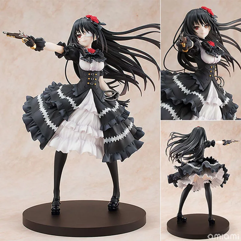 Hentai Anime Date A Live 30th Anniversary Ver Tokisaki Kurumi Nightmate Pvc Action Figure Toys Doll Boyfriend Gift 23cm