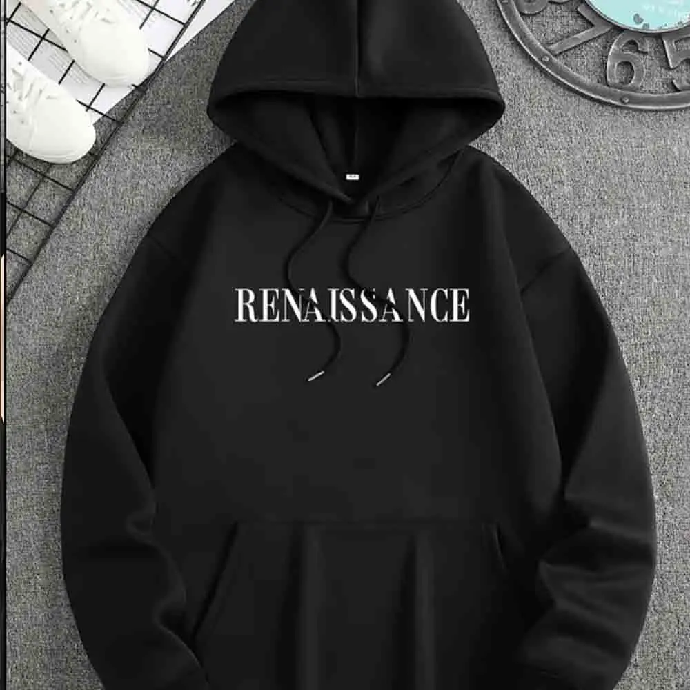 Modischer Herren-Kapuzenpullover für den Herbst und Winter, ein Must-Have mit englischen Buchstaben-Prints, vielseitig einsetzbar – Detail 8