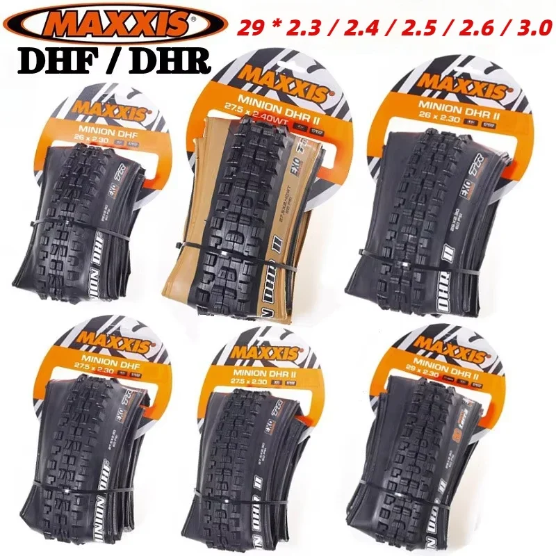 MAXXIS MINION 29Inch DHF DHR 3C EXO TR Bicycle Tires 29 * 2.3 / 2.4 / 2.5 / 2.6 / 3.0 DH Folding Mountain Bike Tire