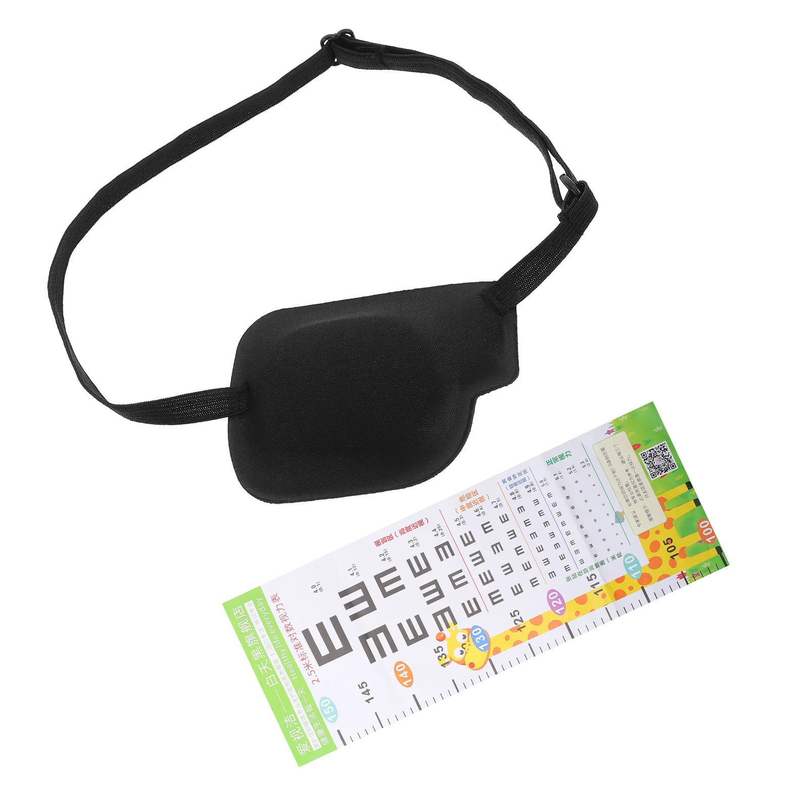 1 مجموعة بقع الحول البوليستر ثلاثية الأبعاد تصميم مقعر لينة تنفس لارتداء طويل الاطفال الكبار الحول كسول العين تصحيح #3