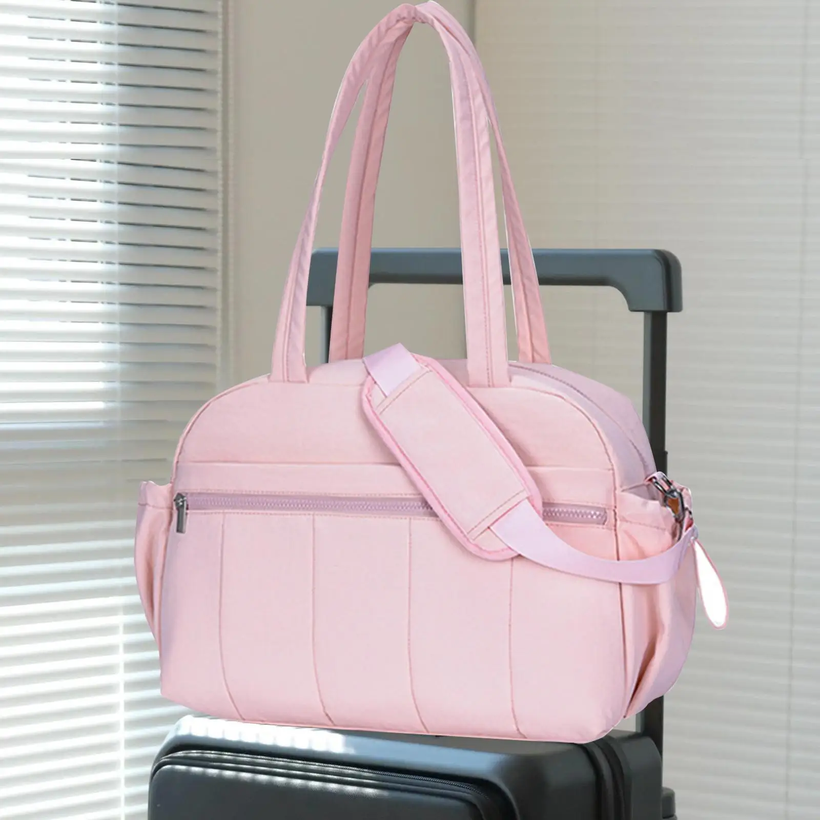 

Стильная универсальная сумка для спортзала, водонепроницаемая, с регулируемым ремнем, портативная женская спортивная сумка для фитнеса и занятий спортом на открытом воздухе