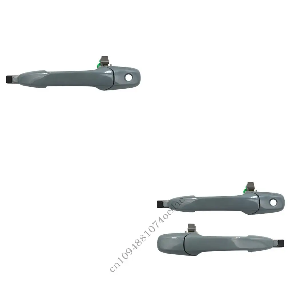 Paintable Exterior Door Handle Replacement GJ6A73410, ABS Housing, Single Handle Assembly for Exterior Repair Use