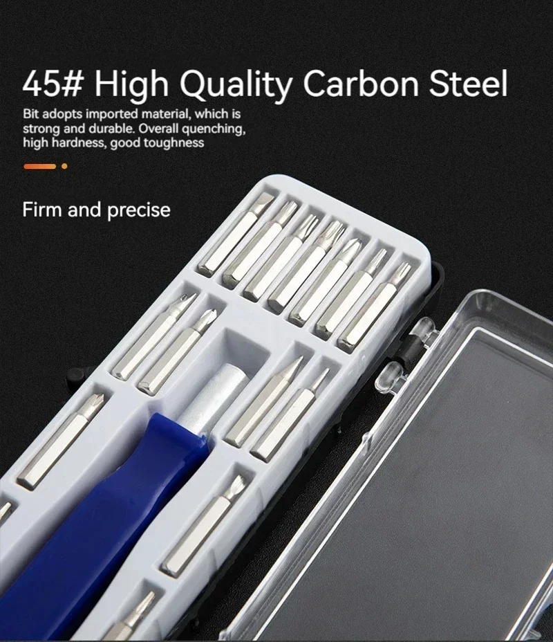 Multifunctional Screwdriver Set 16 in 1 Combination Multi Bits Precision Mini Magnetic Kit