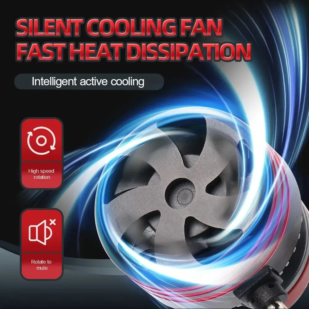 2 uds actualización 9005/HB3 9006/HB4 H7 H11 H4 H1 bombillas de faros LED haz alto y bajo 130W 23000LM 500% más brillante 6000K ventilador Plug-N-Play