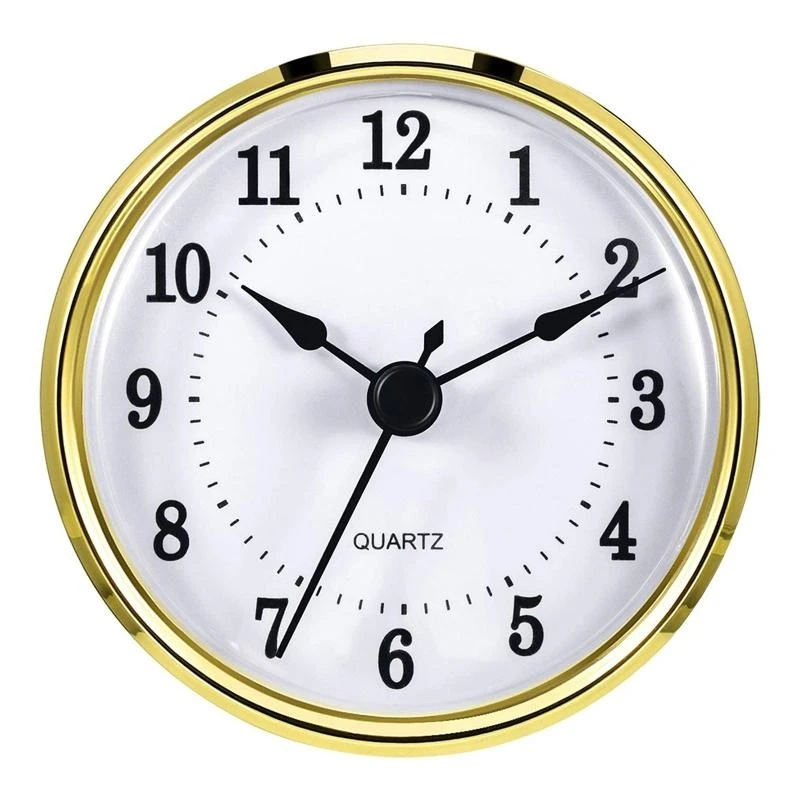 Clock Craft Insert Clocks Movement Diameter 80mm Number for Home DIY Crafts Multifunctional Installation Part
