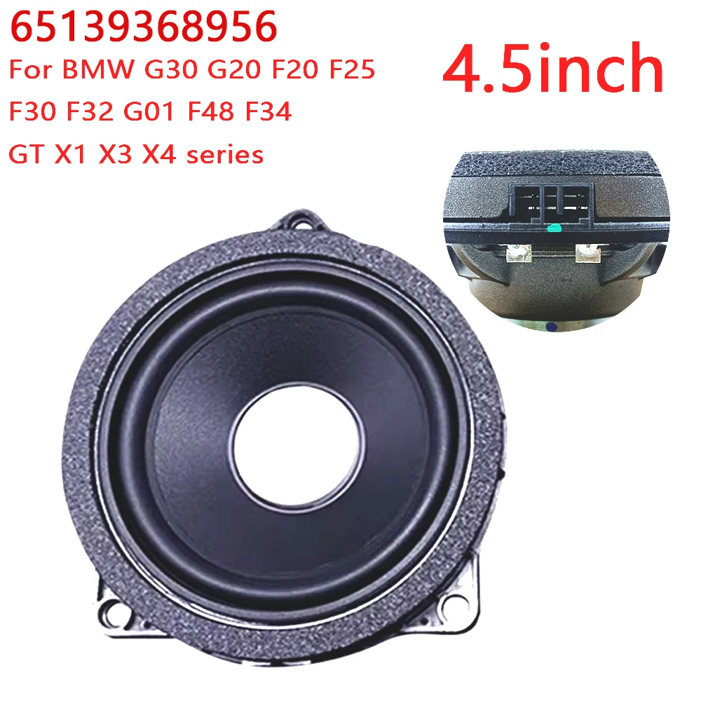 Car Door Midrange Speaker For BMW F30 F10 F11 F32 F34 F01 F02 E90 E60 3 5 7 Series 4.5Inch Car Dashboard Internal Accessories