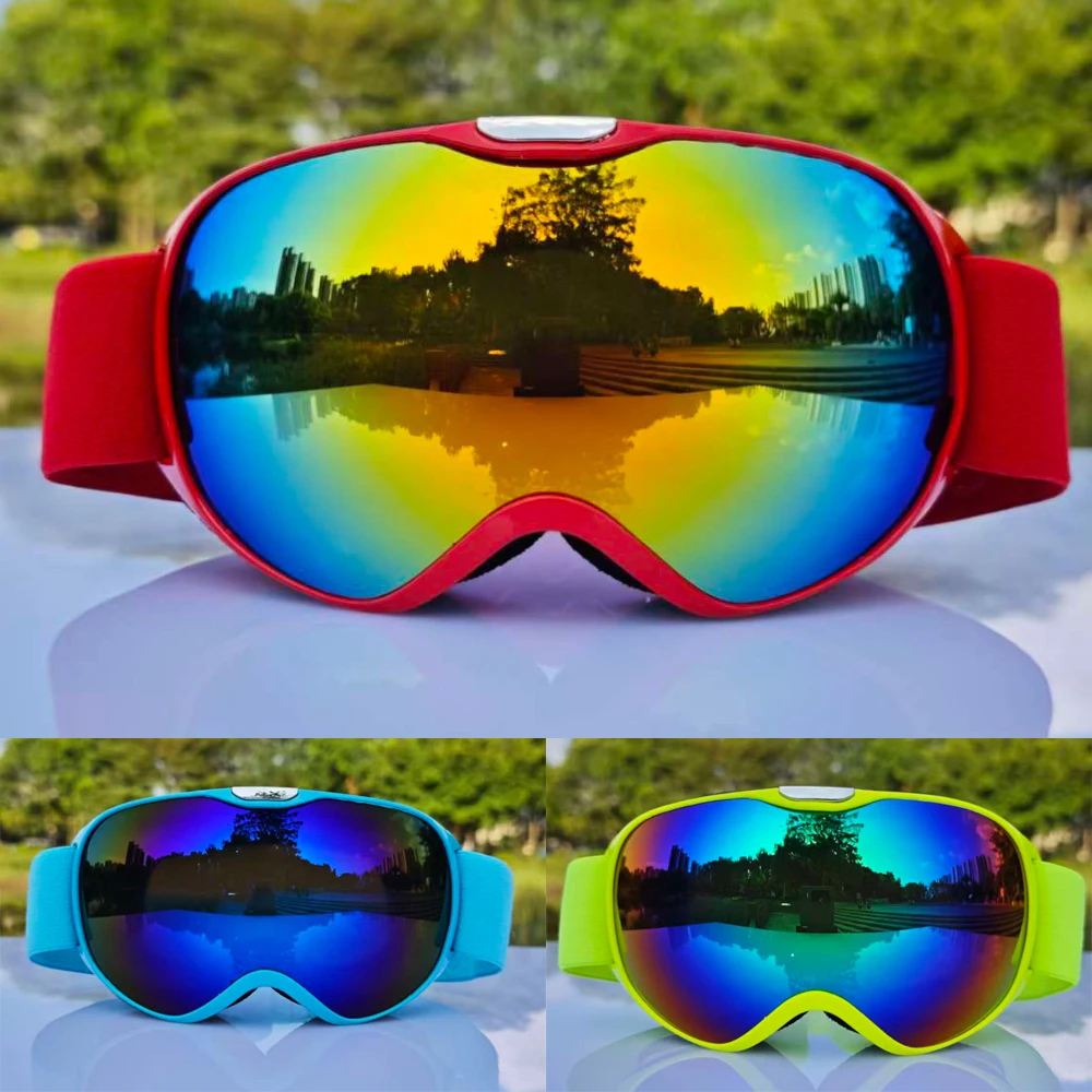 

Boys Girls Fashion Outdoor Sports Ski Glasses High Definition Lenses, Windproof, Sandproof, Four Season Snow Mountain Skids Gear
