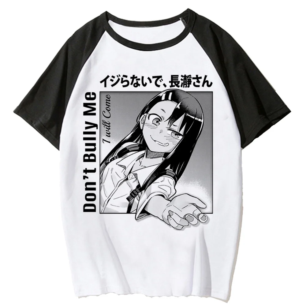 nagatoro t-shirts women Japanese t shirt girl harajuku y2k streetwear clothing