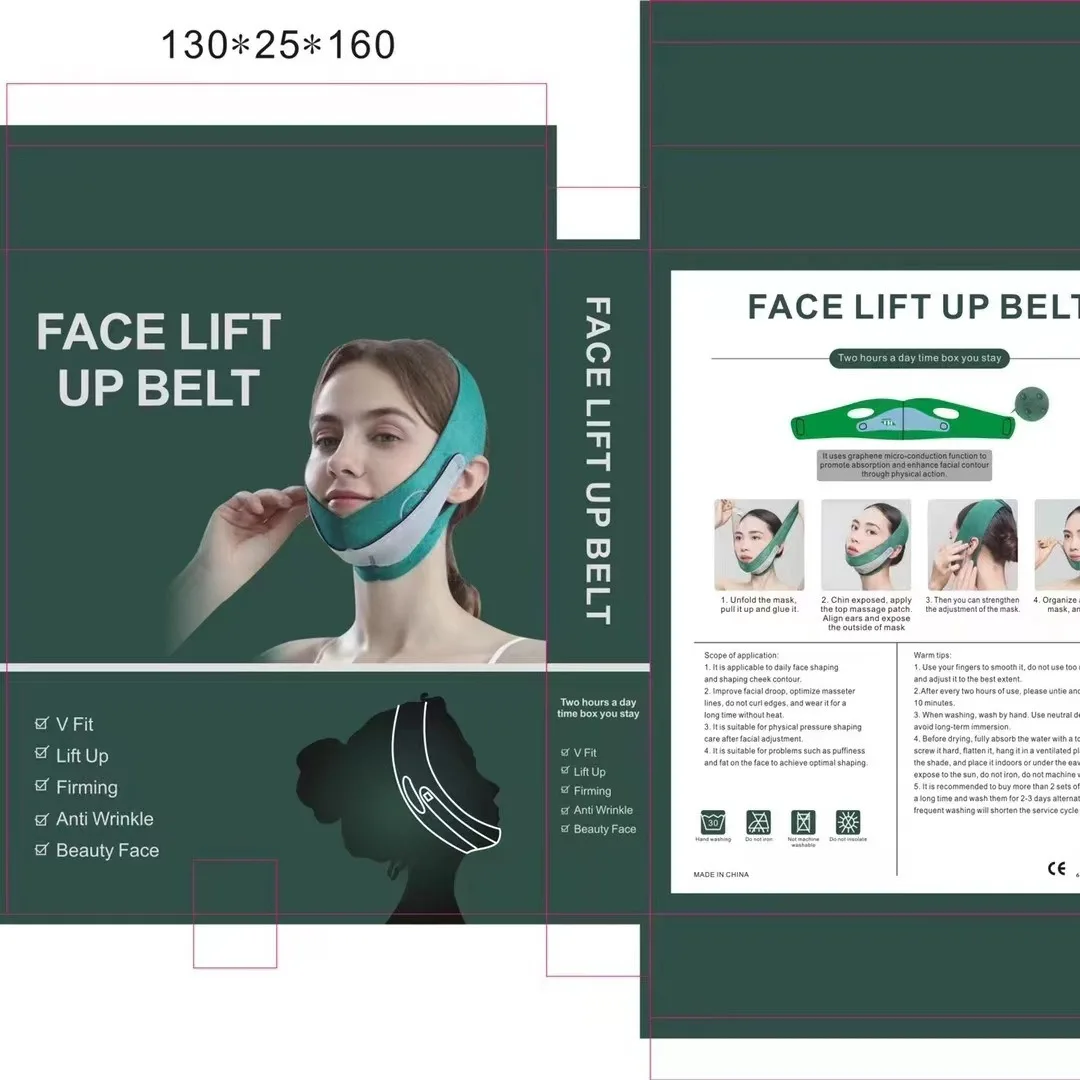 V-Line Face Slimming Band Chin Lifting Strap for Double Chin Soft High Elastic Fitted Facial Bandage