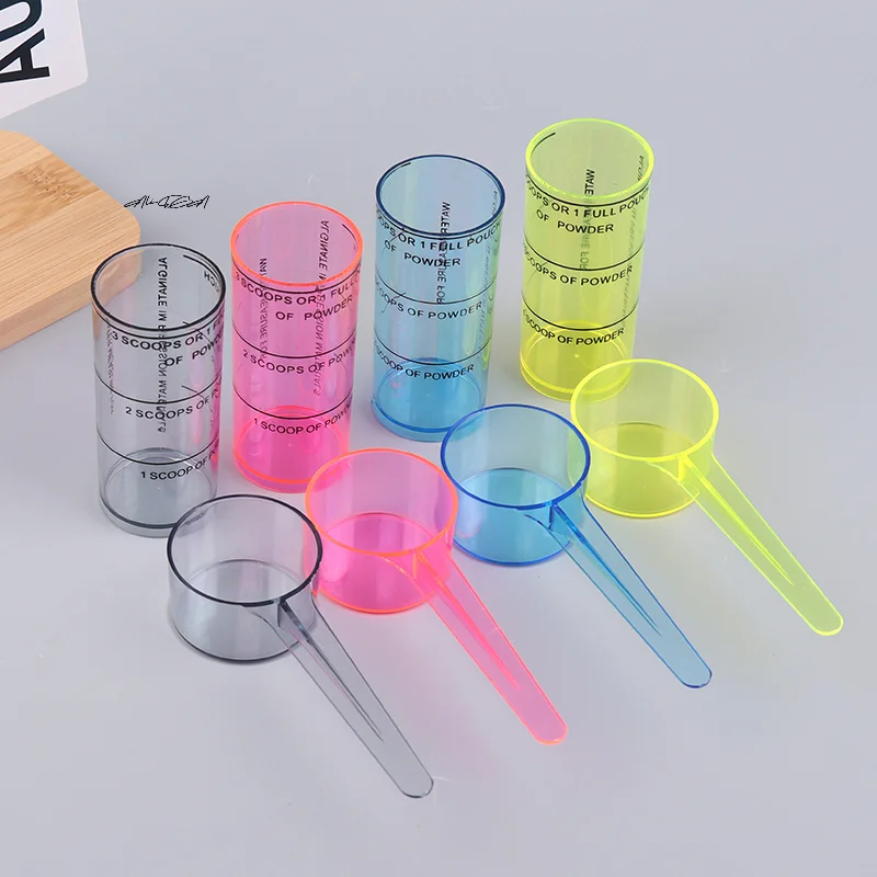 البلاستيك الجينات الأسنان قياس ملعقة السائل عن طريق الفم الانطباع المواد خلط كوب مغرفة لأداة مسحوق مختبر الأسنان