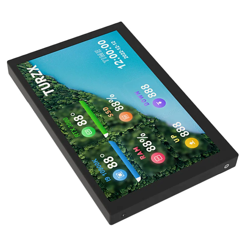 5 Inch IPS Secondary Screen PC Temperature Display Freely AIDA64 PC Sensor Panel Dynamic Theme Supported for PC Case