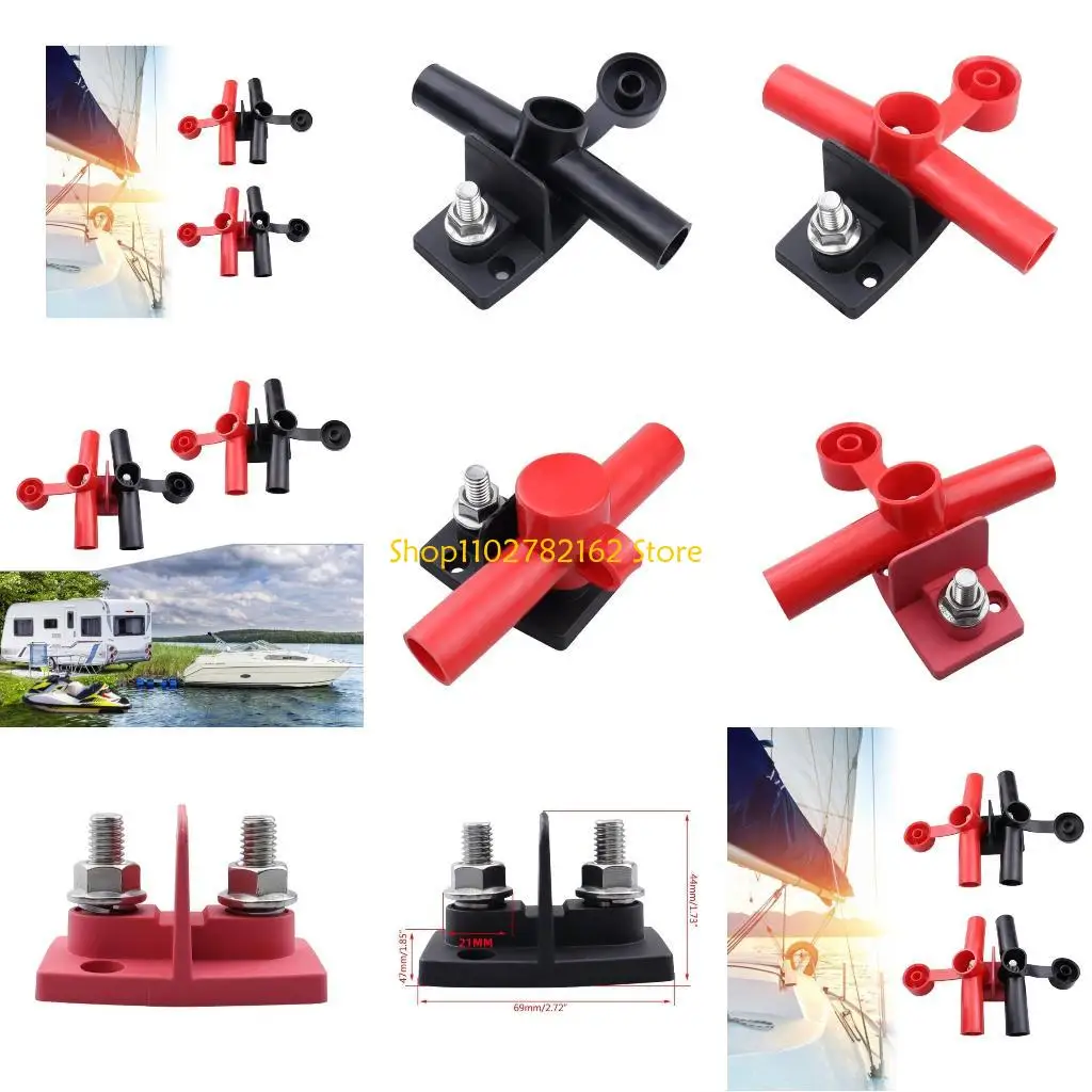 

547B Versatile Design Double Powerpost Cable Connectors for High Current Conductors