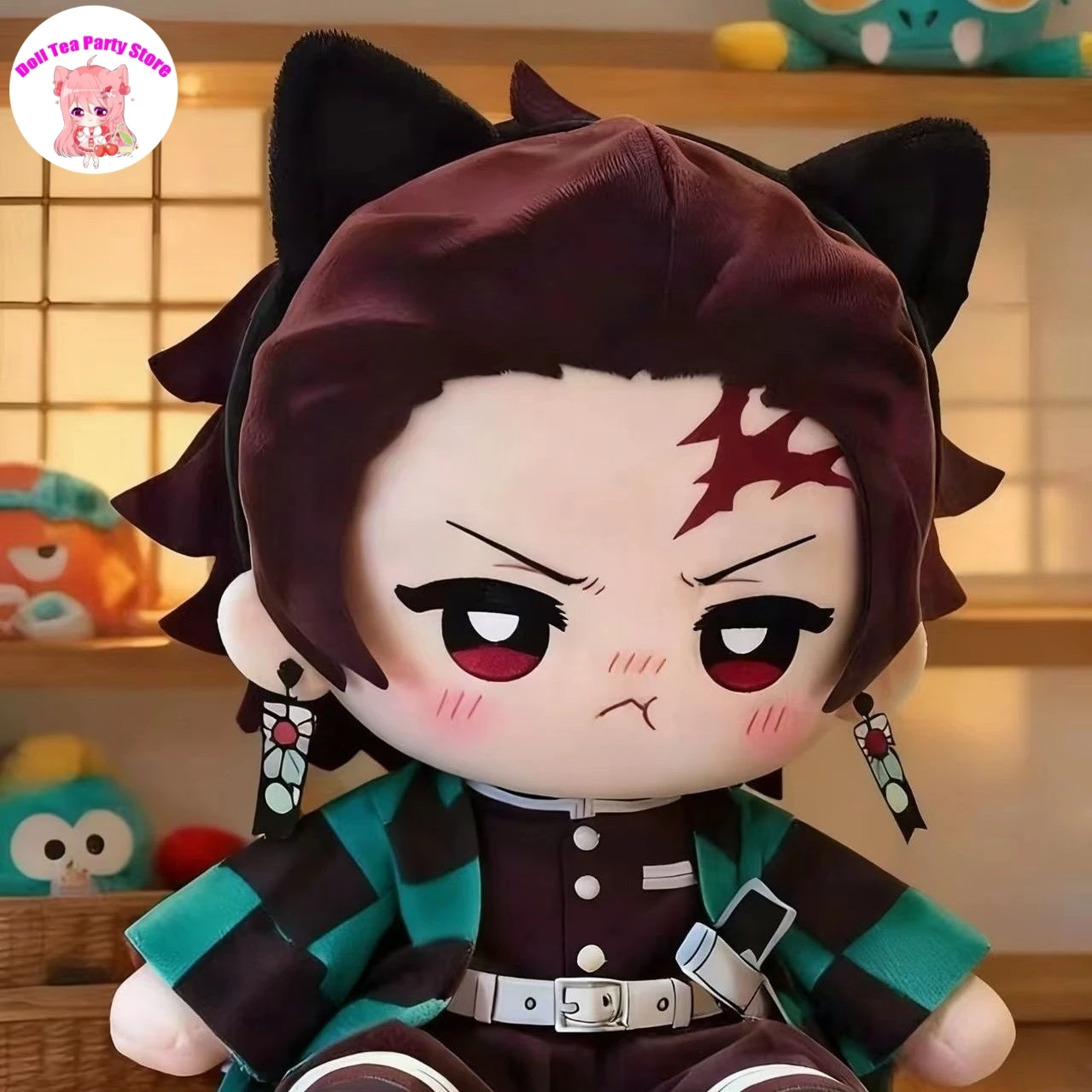 

Anime Tokitou Muichirou Tomioka Giyuu 20cm Cotton Plush Doll Body Dress Up Clothes Plushies Stuffed Toys Figures Gift