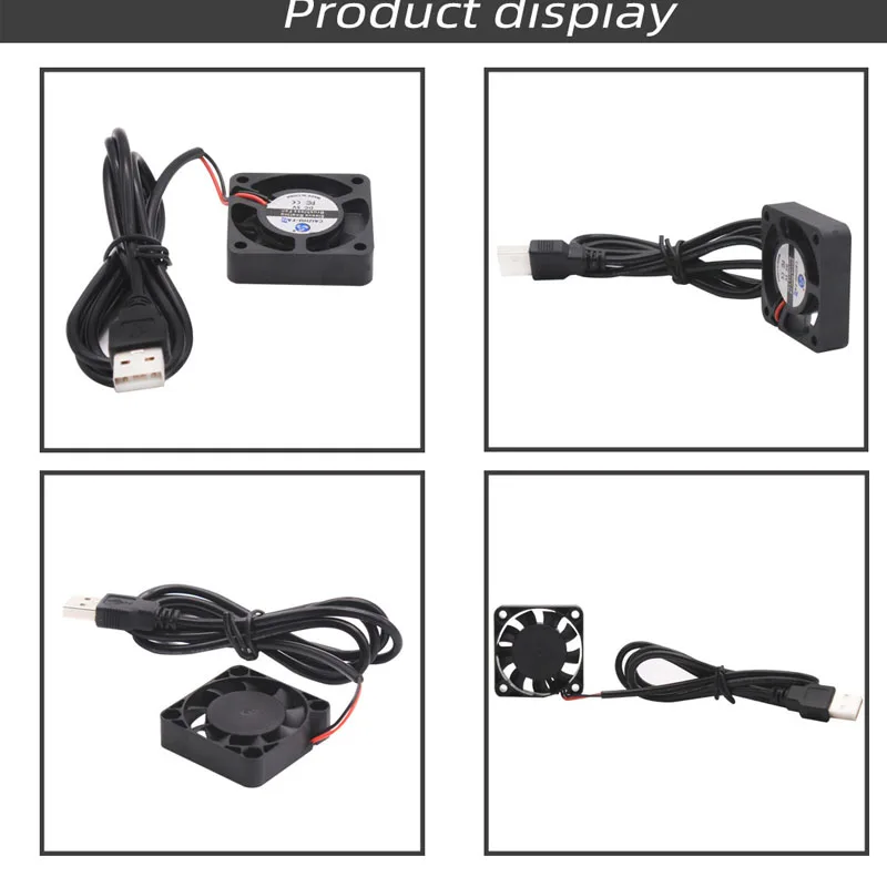 40mm 5V DC Brushless Fan 40x40x10mm Hydraulic / Sleeve Bearing for PC Case 3D Printer Laptop USB Powered Cooler Cooling Fan