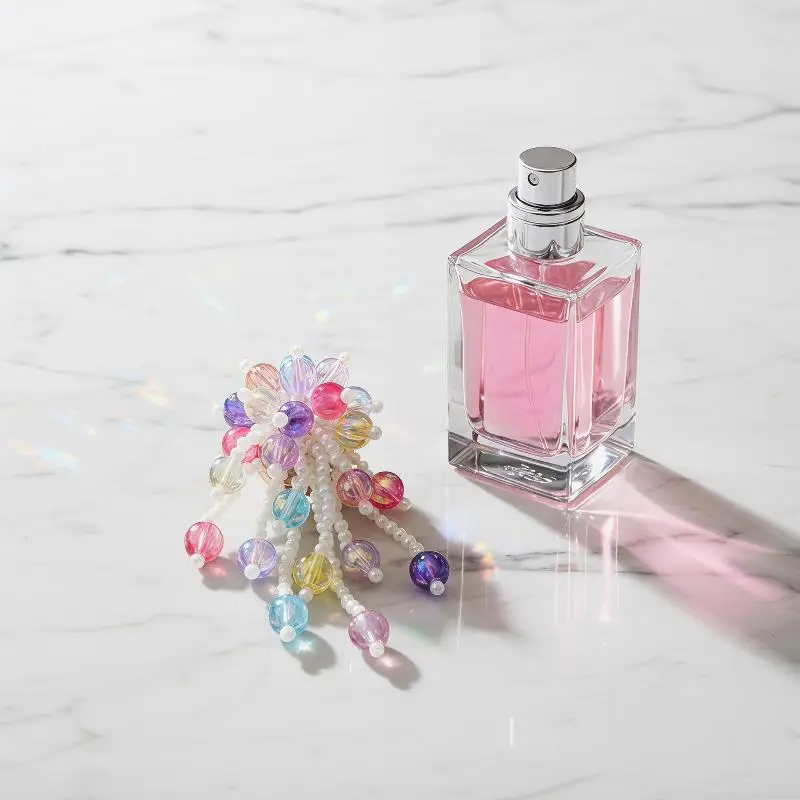 Bunte Perlen-Haarspange mit Kunstperlen-Quaste, schillerndes Design für den täglichen Gebrauch und Party-Haarstyling – Detail 5
