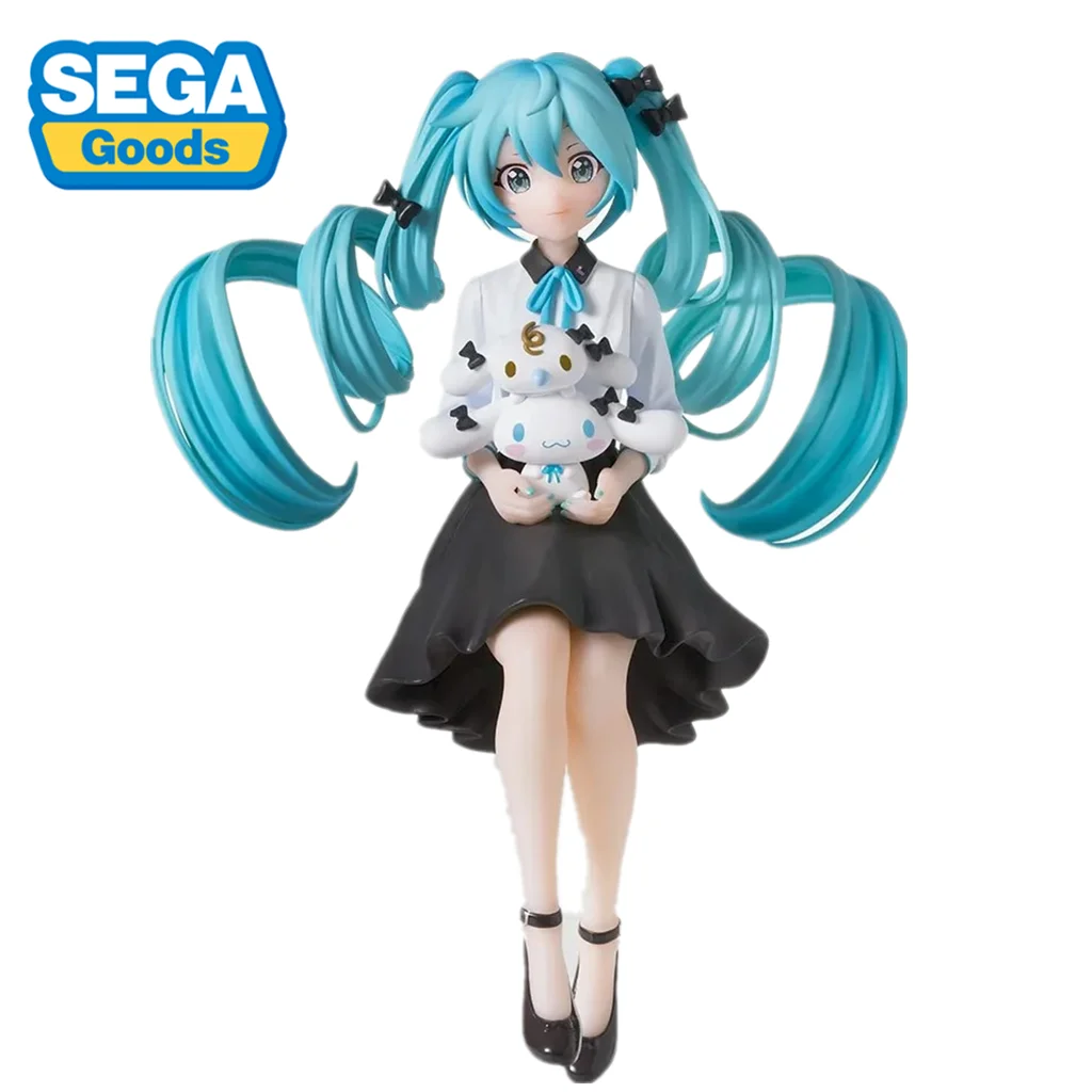 Original SEGA Hatsune Miku Anime Figure Noodle Stopper Anime Figure Toys Action Figurine PVC Model Collection Doll Gift