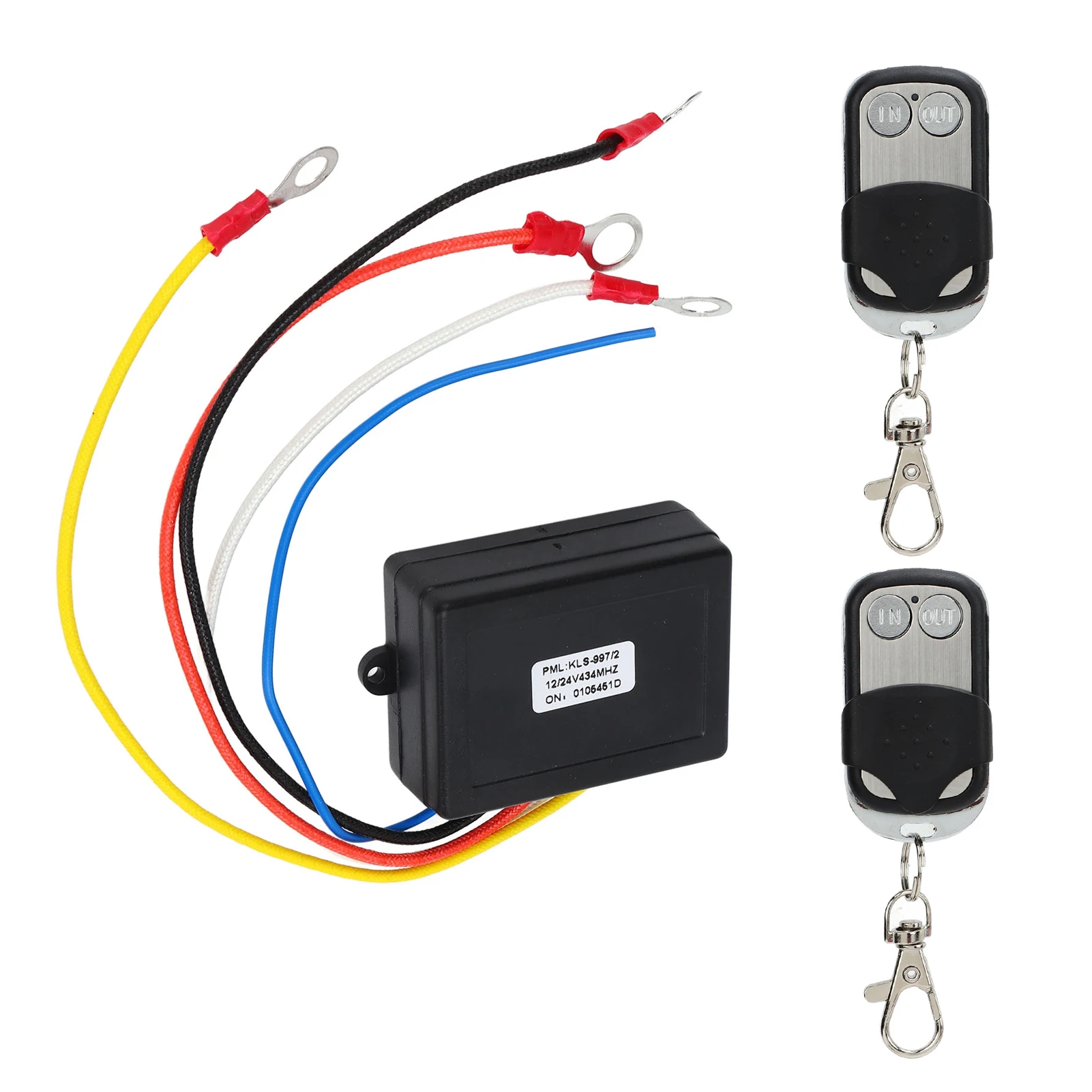 12V 24V Wireless Winch Remote Control Switch Receiver Kit Universal for Truck ATV SUV Winch Remote Switch Wireless Winch Remotes