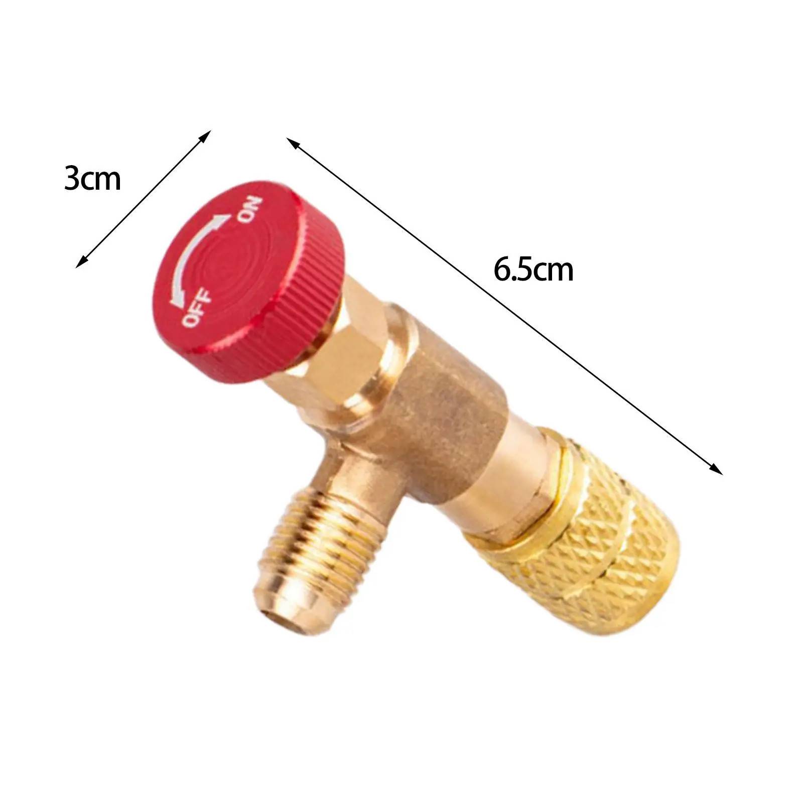 Adapter ładowania chłodniczego Sterowanie zaworem kulowym Narzędzie chłodnicze Adapter złącza do wymiany części serwisowej zaworu
