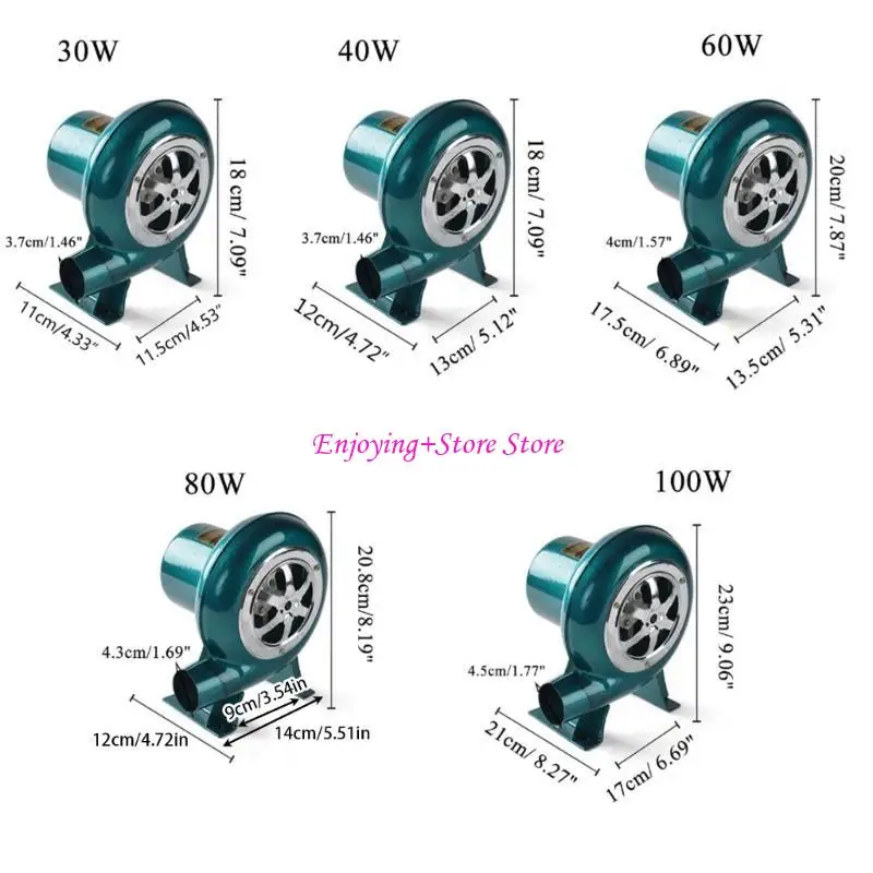 G6DA BBQ AIR Blower DC12V محمولة خفيفة الوزن مروحة الشواء في الهواء الطلق.