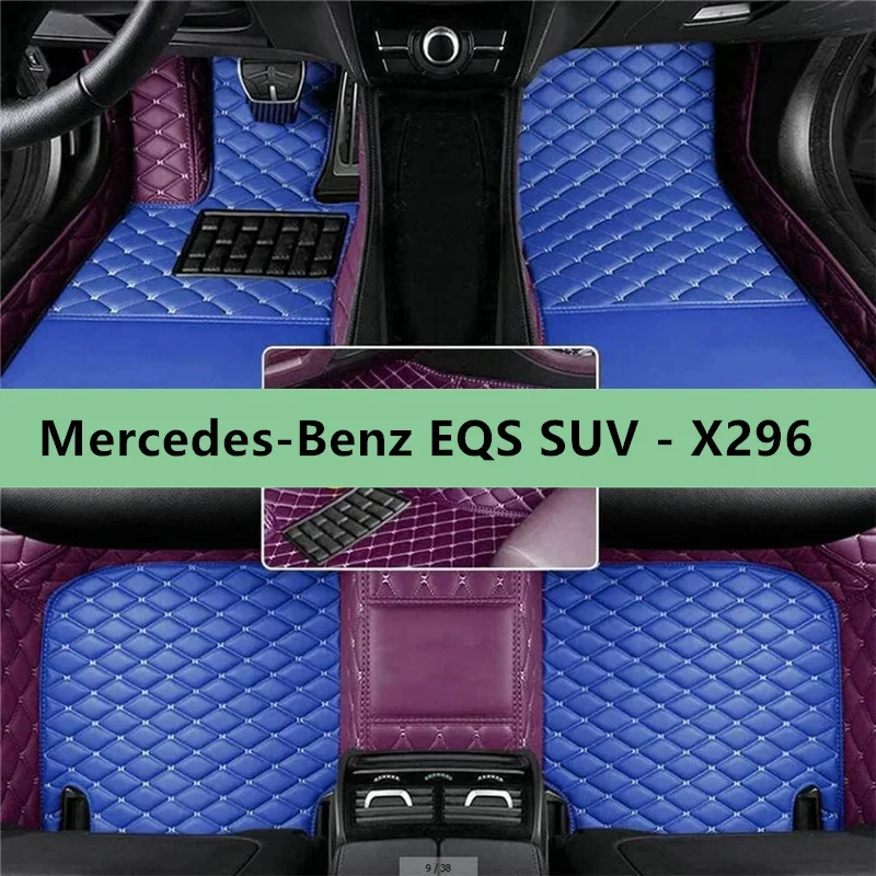 

Car Floor Mats For Mercedes-Benz EQS SUV - X296 2022 2023 2024 2025 Cusrom Car Floor Mats for Men Women Car Accessories