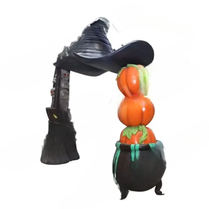 Halloween Horror, Hell's Pumpkin Gate, Resin Crafts