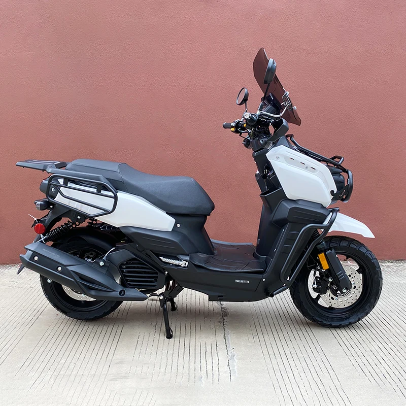 OEM Factory TANK150CC&200CC Aircooled Engine Front Rear Disc With Motorcycle Accessories 13inch Tyre Bumper Windshield on Road 4