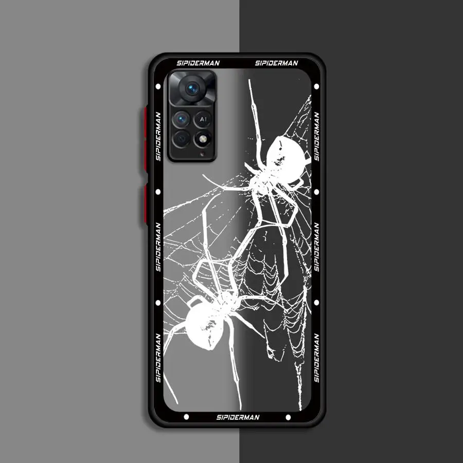 Marvel Sipiderman Logo Handyhülle für Xiaomi Redmi 12 12C 13C 5G 9 9A 9C 9T 10 10A A1 A2 Plus K40 Pro Bumper Matte Cover