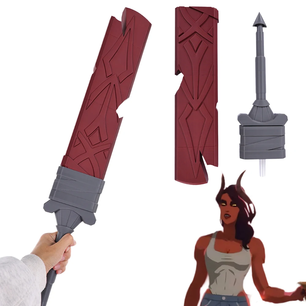 Fantasia 70CM Game Dispatches Malevola Armas Adereço Cosplay 2026 Acessórios de Fantasia Decoração para Festa de Halloween e Carnaval
