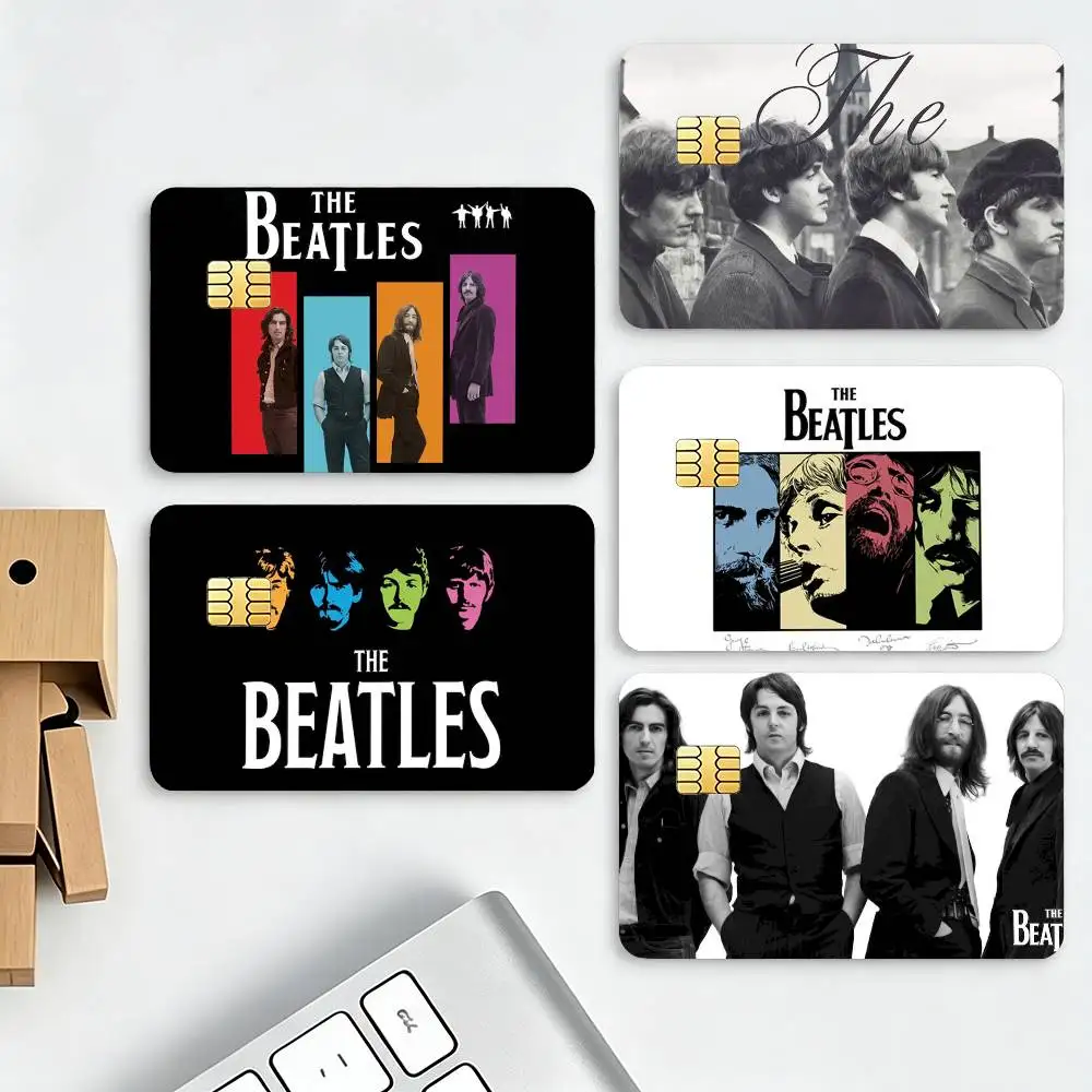 Band The B-BeaTLES-S HD Credit Card Stickers Game Card Decal Small Chip Waterproof Sticker Gift Decor