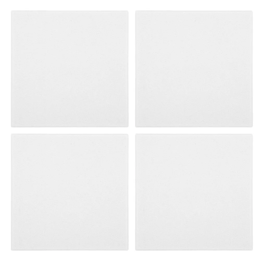 

4Pcs Felt Wall Tiles Acoustic Panels Square Felt Board Tiles DIY Wall Memo Bulletin Boards Home Office Decorative Pin Board