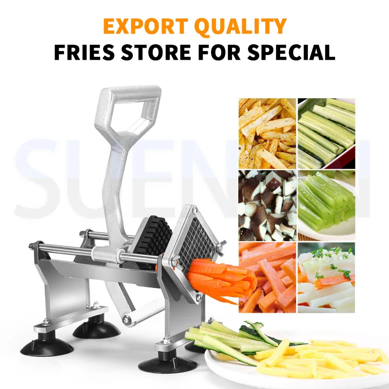 البطاطس المقلية سكين البطاطس الفولاذ المقاوم للصدأ آلة تقطيع البطاطس البطاطس المقلية الخيار الخضار آلة تقطيع الجزر