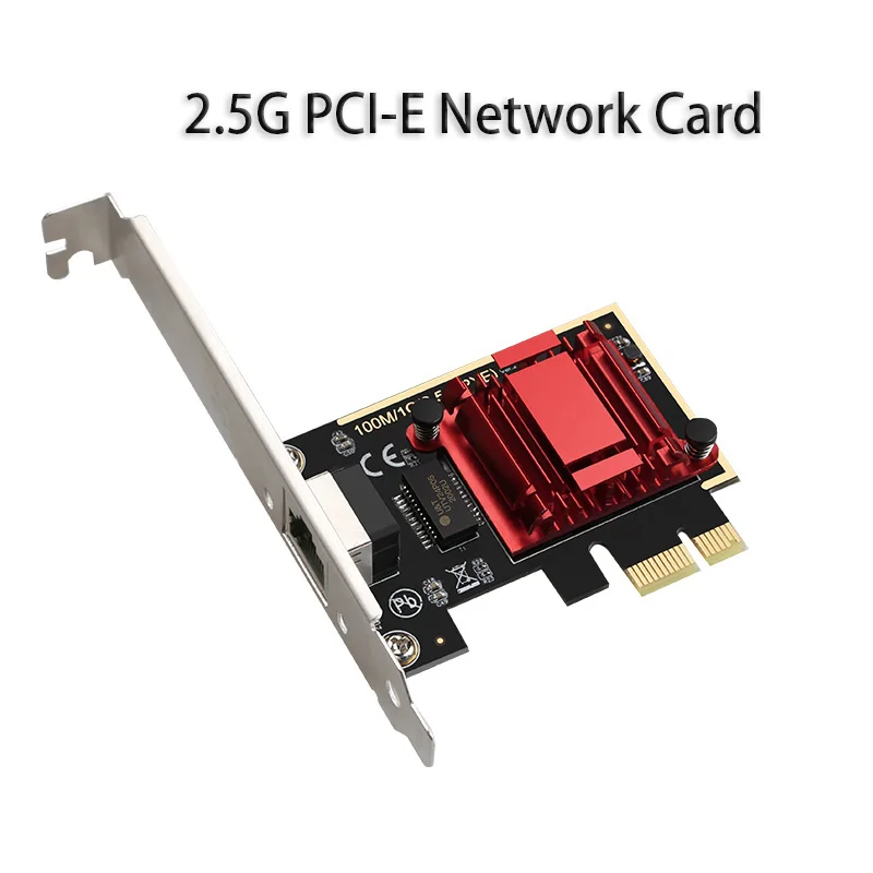 

Гигабитная сетевая карта PCI-E rj45 Сетевой адаптер Fast Ethernet Игровая карта PCIE Игровой адаптер RJ-45 LAN-адаптер 2,5 Гбит/с Lan Card