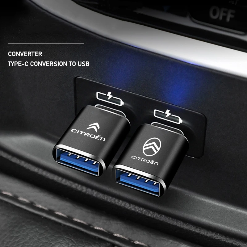 

Автомобильное зарядное устройство Type-C на USB для Citroen C3, C5, C5X, C4, e-C4 X, e-C3, C-Elysee, Berlingo, C1, C-Crosser, C6, C2 AIRCROSS
