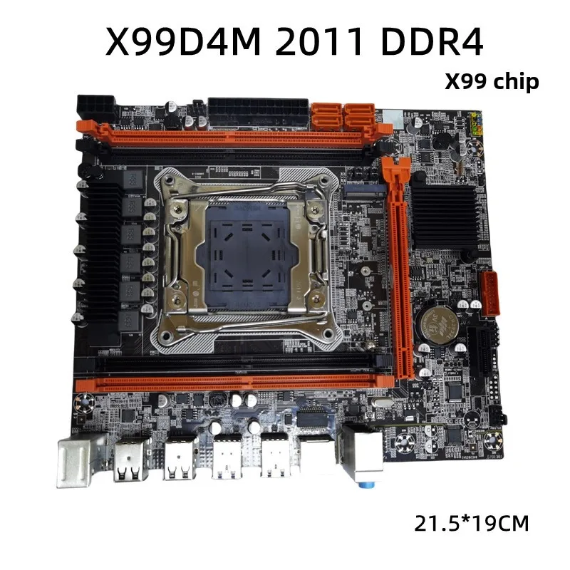 New X99 Motherboard, 2011 Pin V4 Desktop Computer Motherboard, Ddr4 Gigabit Network Card, Studio Multi Games