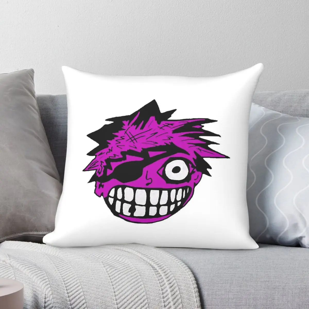 Green Day Billie Joe Armstrong Pillowcase Polyester Linen Velvet Printed Zip Decor Pillow Case Bed Cushion Cover