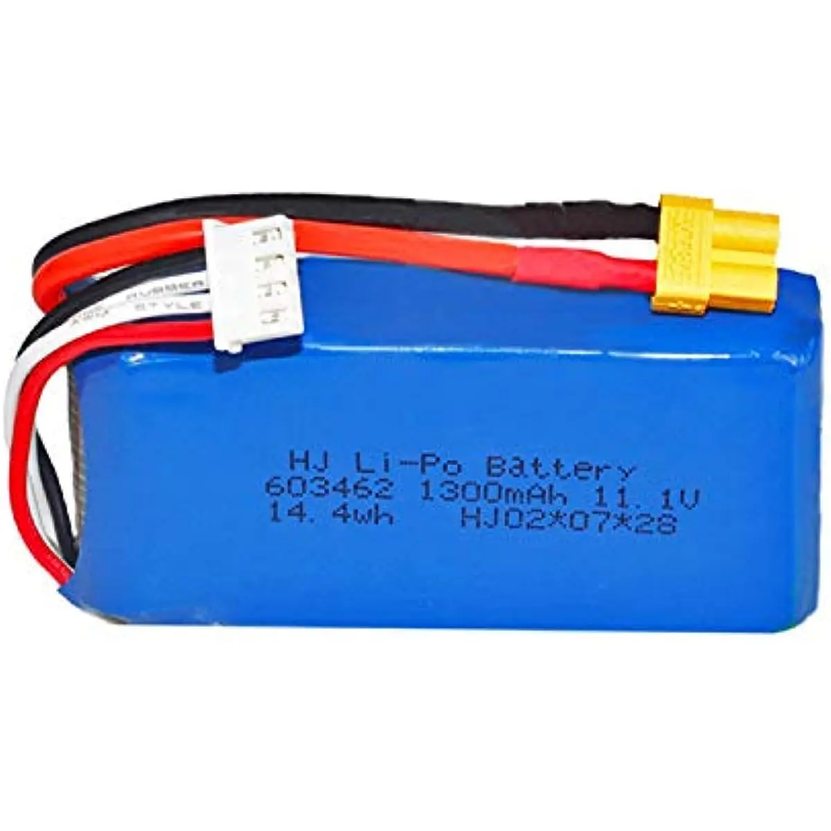 EBOYU 11.1V 1300mAh Lipo Battery with XT30 Plug for Wltoys XK X450 RC Airplane Fixed Wing Spare Li Battery