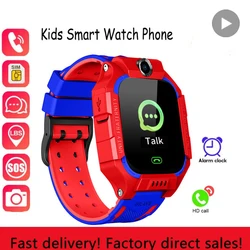 어린이 스마트 시계 어린이 방수 Smartwatch 손목 소년 소녀 손목 시계 디지털 연결 전자 시계 어린이 핸드 밴드