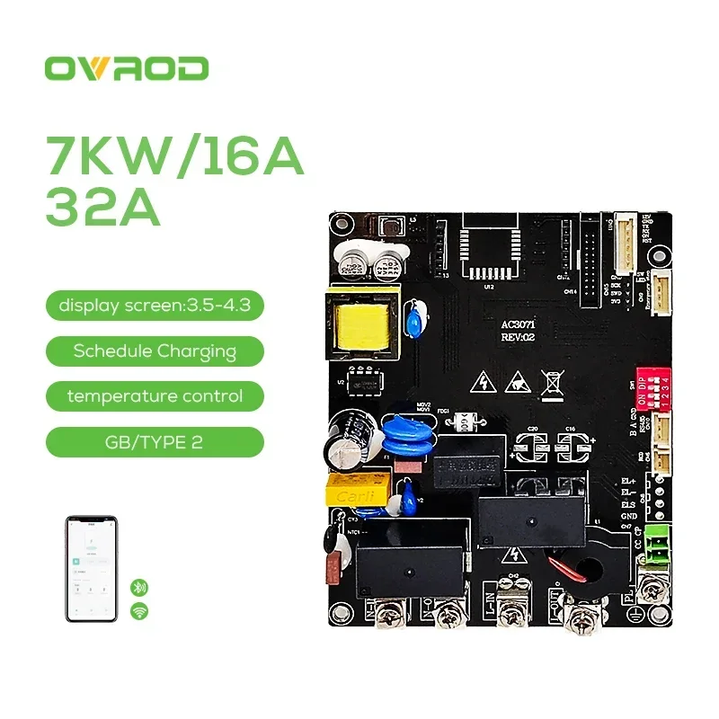 

OVROD EV зарядное устройство, плата управления, поставщики, однофазная печатная плата, материнская плата, электромобиль, специальный контроллер зарядки, печатная плата