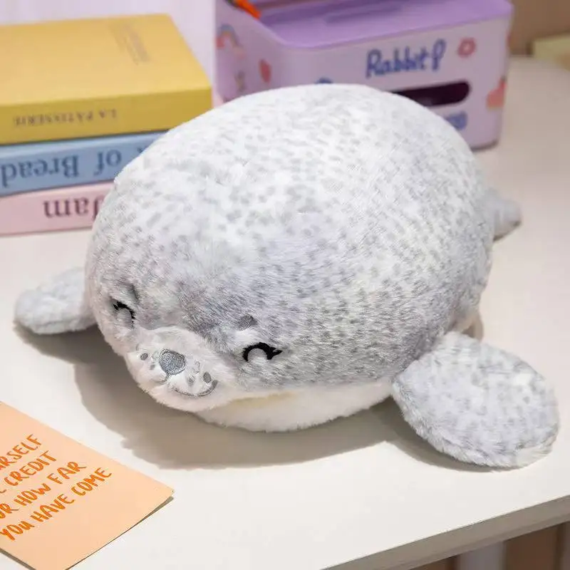 

Latest Seal Winter Hand Warm Doll Kawaii Stuffed Plush Toy Handmade Doll Cartoon Anime Cute Gift Doll Christmas for Friends