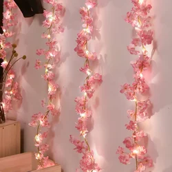 LED Cherry Blossom Lamp String Yard Light New Year Decor Festival Garden Lawn Indoor LED Outdoor Home Wedding Decorative Lights