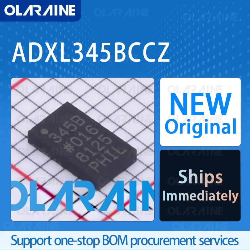 

1/5/10Pcs ADXL345BCCZ LGA-14 original ic chip Accelerometer RoHS I2C, SPI Voltage -3.6 V Current 140 uA