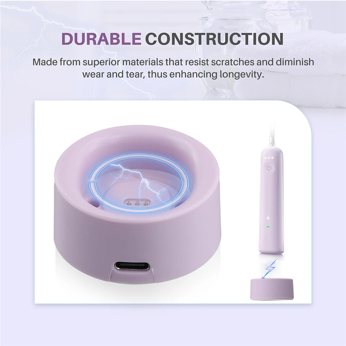 كنس الاهتزاز فرشاة الأسنان الكهربائية شحن قاعدة تخزين حامل ل Lftb01-P-T33C