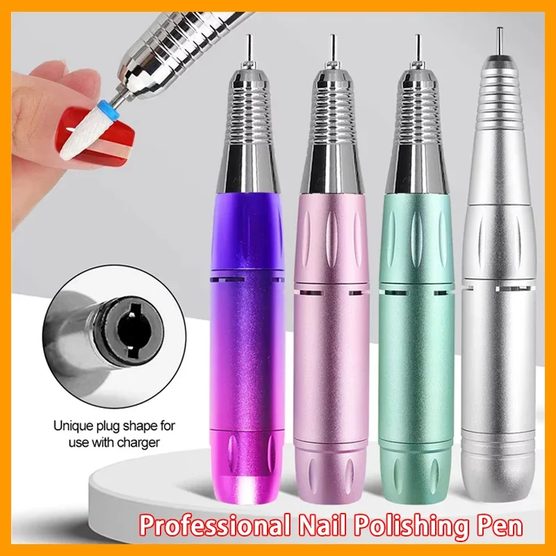 

Electric DC Nail Drill Pen Handle File Polish Grind Machine Handpiece Manicure Pedicure Tool for Nails Drill Machine Accessories