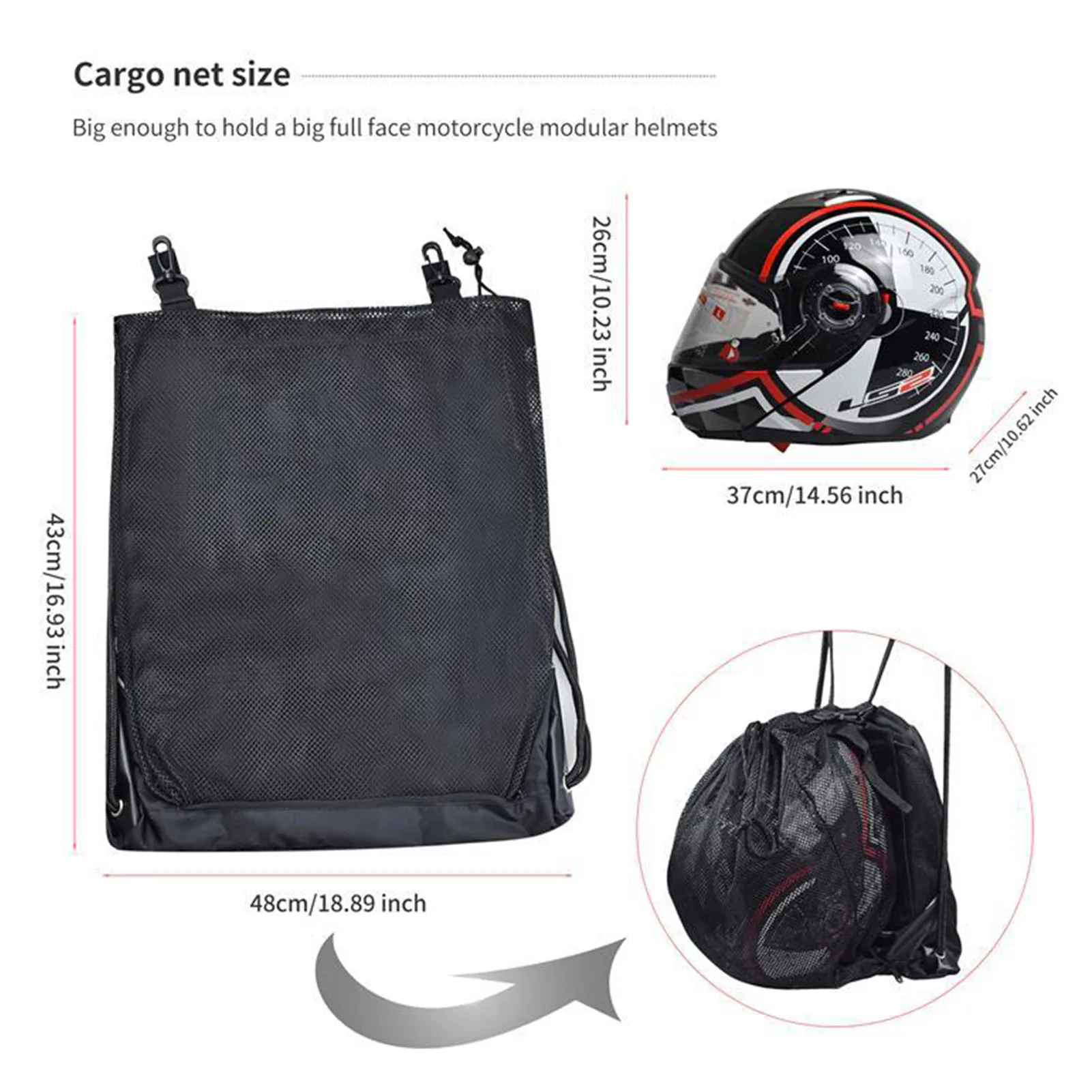 Motorcycle Travel Luggage Bags Expandable Large Capacity Lightweight Motorcycle Backpack Helmet Bag For Riding Hiking