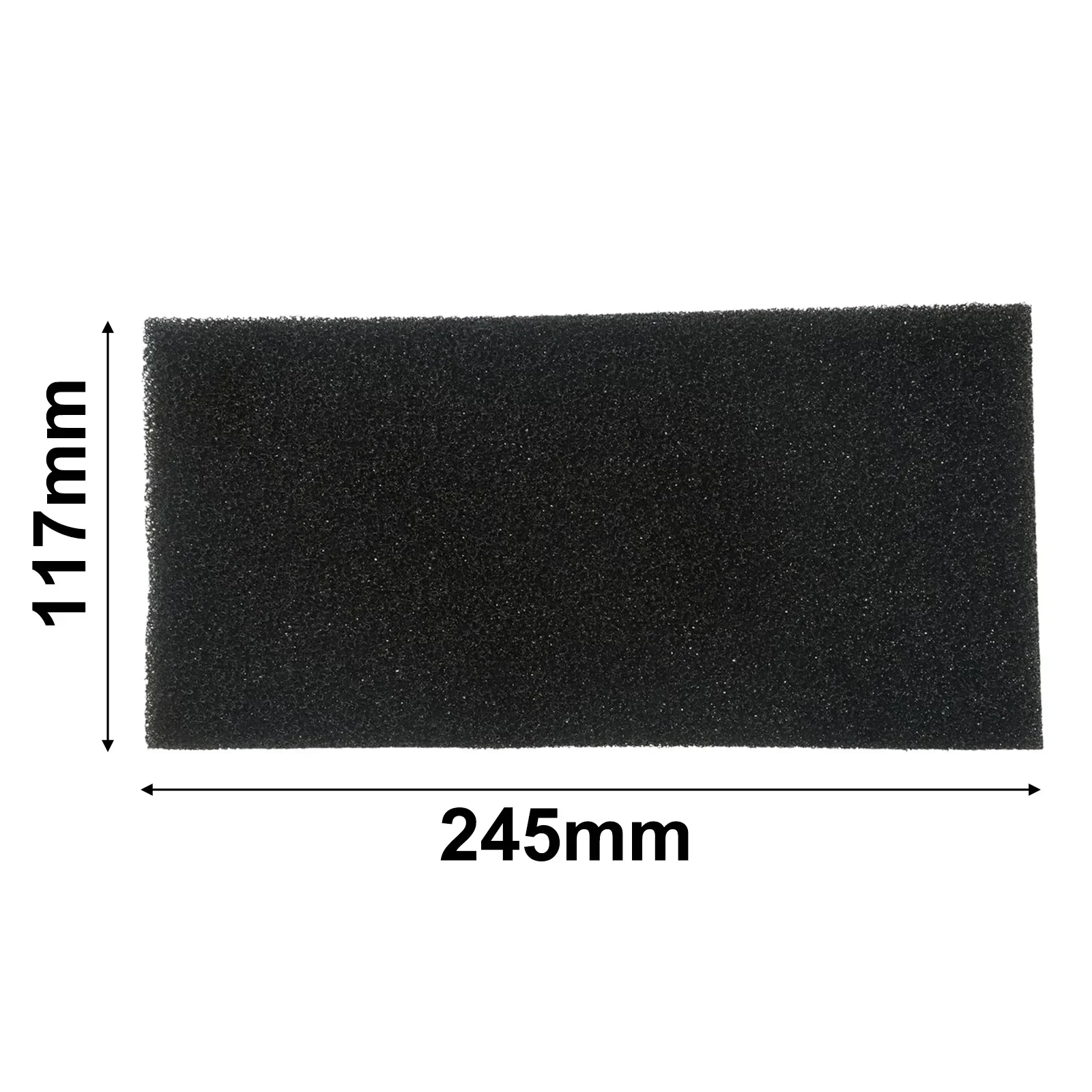 1pc Blower Motor Dust-Proof Sponge Black For BMW 5 /7 Series F01 F02 F04 F07 GT F10 F11 M5 #64119216222 Air Conditioner Sponge