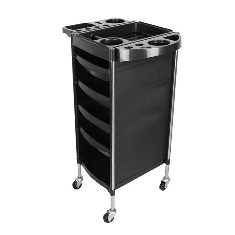 ！@Stainless Steel Hairdresser Trolley for Large Capacity Storage of Perm and Dye Tools Salon Storage Cart for Beauty Use