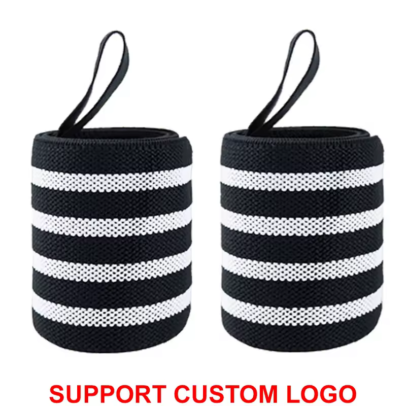 1 Pair Wristband Wrist Support Brace Straps Extra Strength Weight Lifting Wrist Wraps Bandage Fitness Gym Training Custom Logo - Image 7